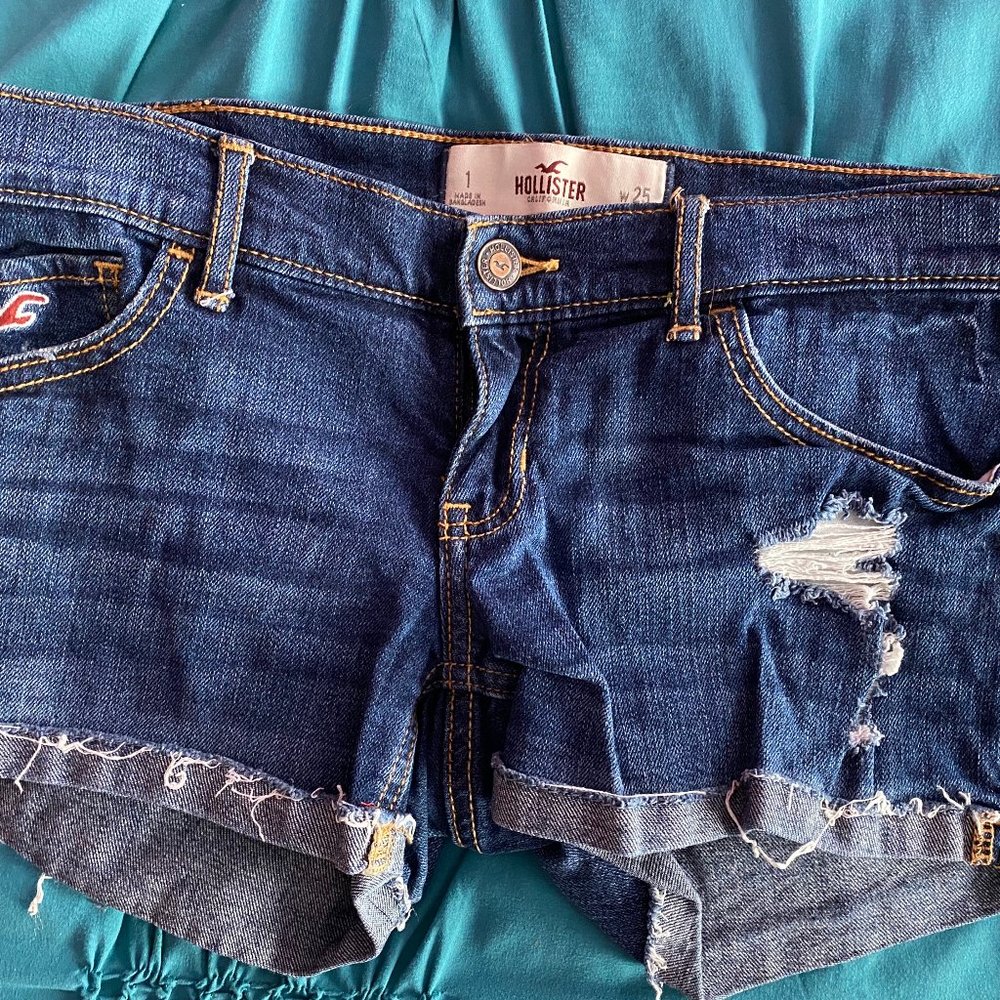 Hollister denim shorts